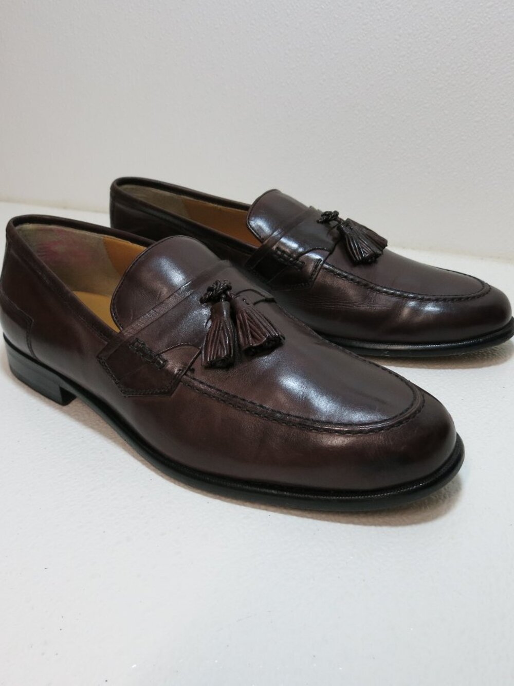 Johnston & Murphy Leather Dress Loafers Shoes Men's Footwear Moccasins Sz 11.5 M - Picture 2 of 7